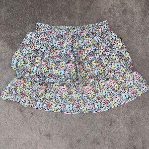 No Boundaries Tiered Floral Skirt Super High Rise Size XL NWT!